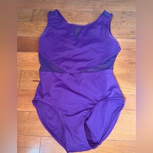 Purple Pixies Adult Large Sleeveless Leotard